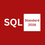 SQL Standard 2016