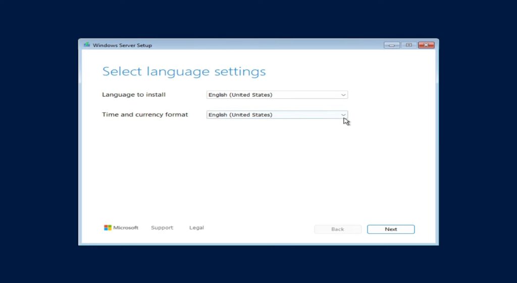 Language Settings