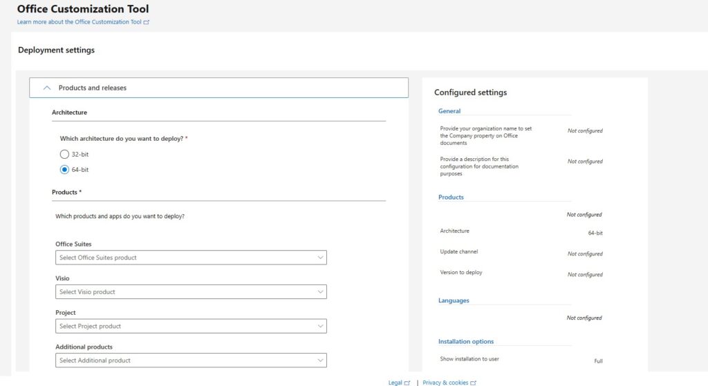 Office Customization Tool
