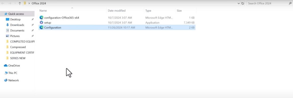 Office Exported Files