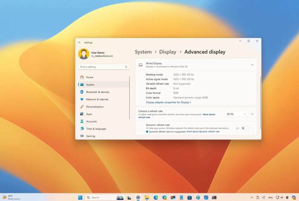 Dynamic Refresh Rate