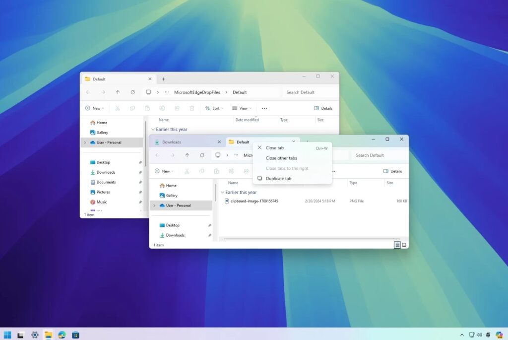 File Explorer Tabs