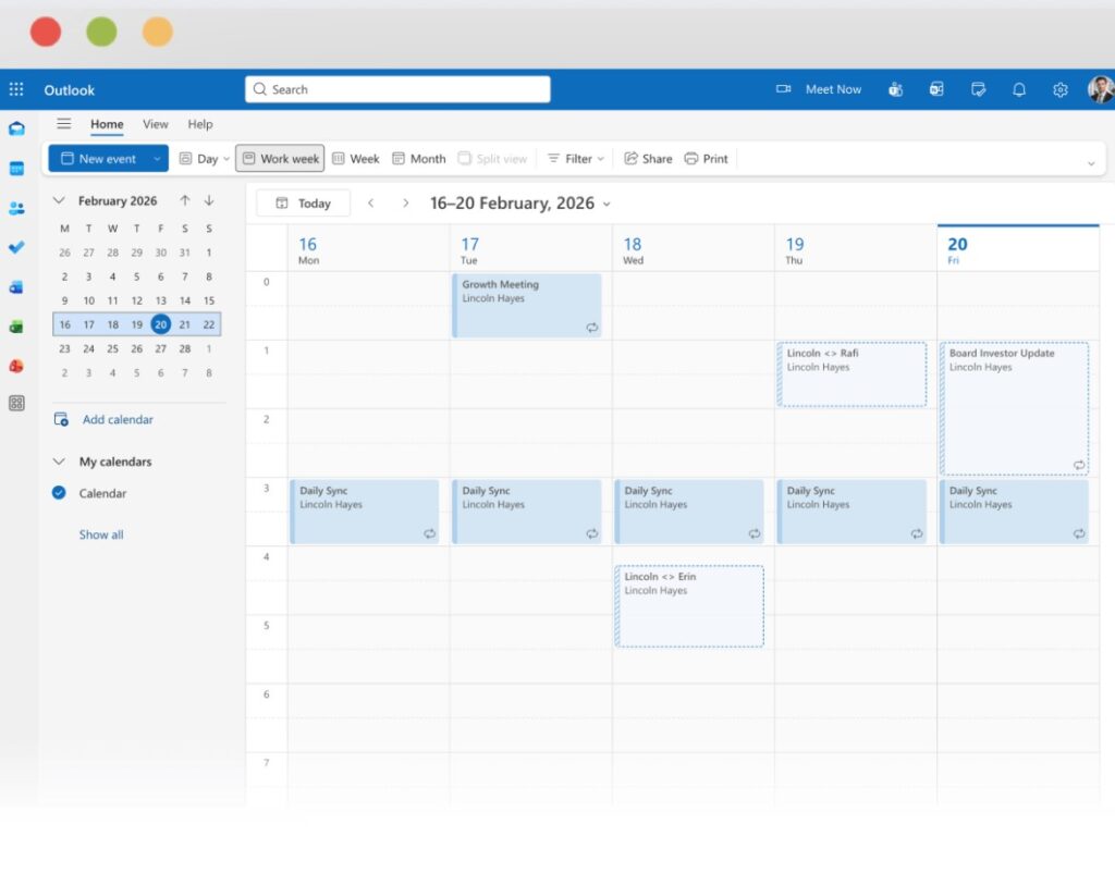 Outlookcom Calendar-nodekeys