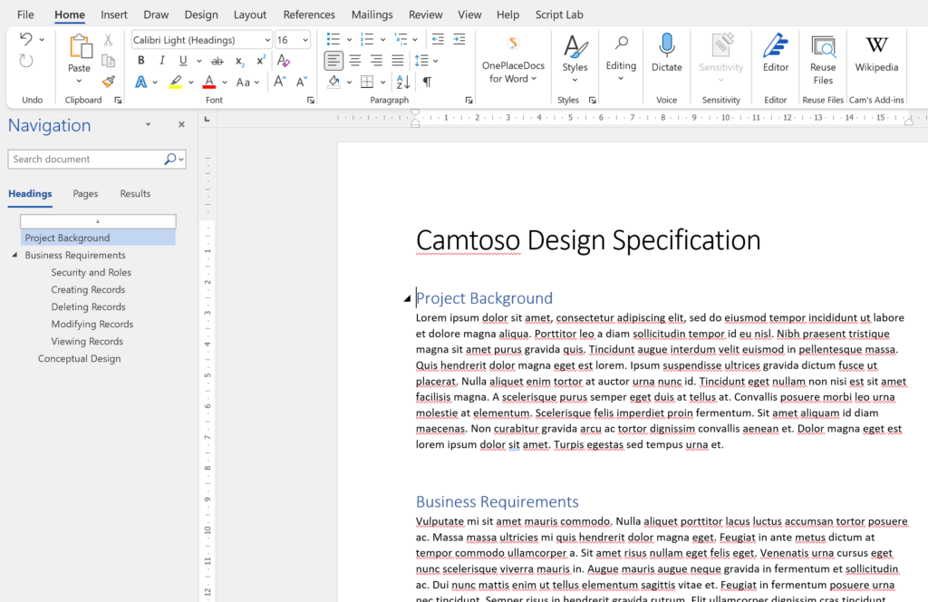 Structured Document-Nodekeys