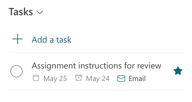 Tasks