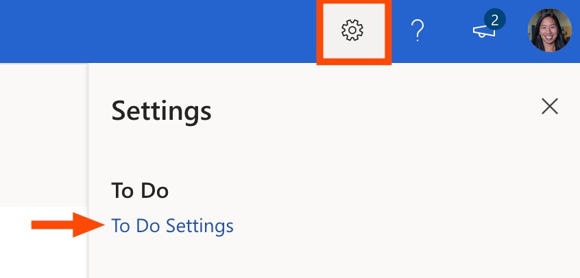 To Do Settings