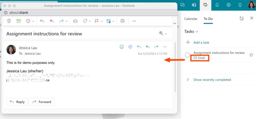 View email