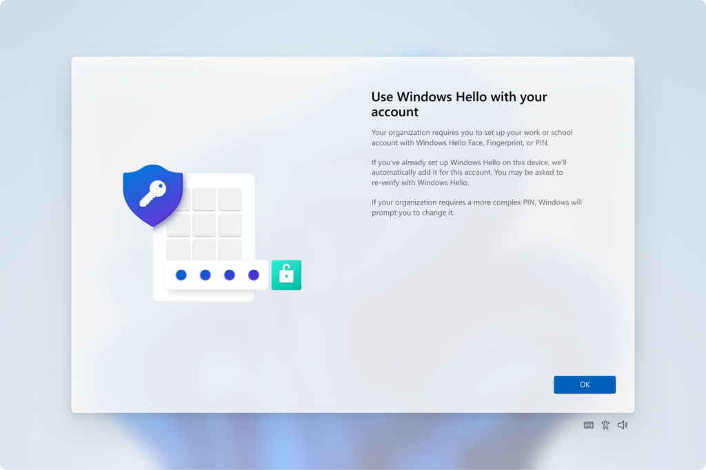 Windows Hello-nodekeys
