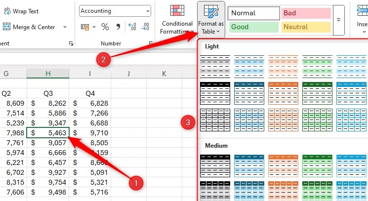Excel Header