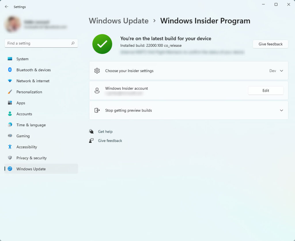 Windows Insider Program